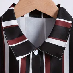 Maitri Fashion Unisex Pack of 2 Vertical Striped Cotton Casual Shirts image 2