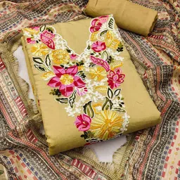 Panzora Embroidered Unstitched Dress Material-picture-20