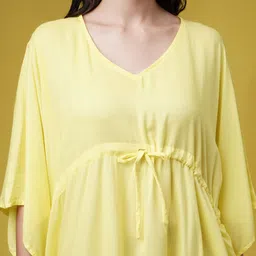 Punnu Kimono Sleeve Kaftan Dress image 4