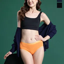 DressBerry Women Set of 3 Anti-Microbial Hipster Briefs-image-90