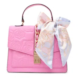 Aldo Pink AONN Textured Medium Satchel-picture-35