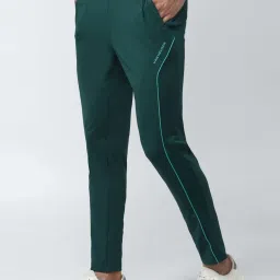 Van Heusen Flex Green Slim Fit Striped Sports Trackpants image 3