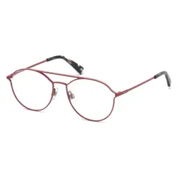 WEB EYEWEAR Red Geometric Unisex Eye Frames-image-33