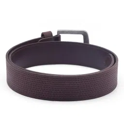 Being Human Brown Leather Wide Belt for Men image 2