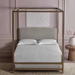 DDecor White Geometric Printed 300 TC Cotton Super King Bedsheet Set-1.82 m x 1.98 m-picture-12