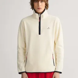 GANT Cream Full Sleeves High Neck Jacket-image-1