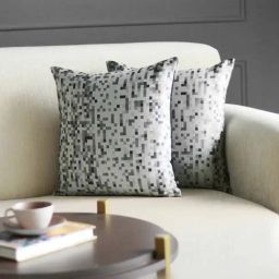 GM Bitmap Abstract Black Cushion Covers - Set of 2-picture-25