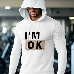 AUSK Men Typography Printed Hooded T-shirt-image-86