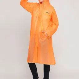 Citizen Orange Polyester Regular FitRain Jacket image 3