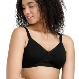 Rosaline By Zivame Black Non Wired Non Padded Bra image 1