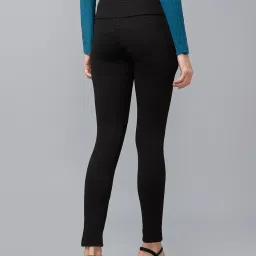 Globus Black Self Pattern Jeggings image 2