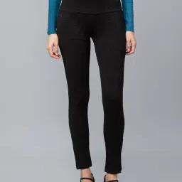 Globus Black Self Pattern Jeggings image 1