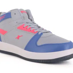 Sparx Men's Grey Ankle High Sneakers image 4