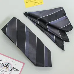 Tossido Men Tie and Pocket Square Accessory Gift Set image 3