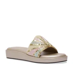 Eridani Women's Veda Gold Casual Sandals-picture-19