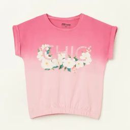 Fame Forever by Lifestyle Kids Pink Printed Regular Fit T-Shirt-picture-11