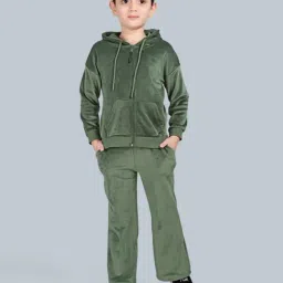 Plum Tree Girls Green Trousers-image-1