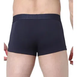 Jack & Jones Navy & Dark Grey Melange Regular Fit Trunks - Pack Of 2 image 2
