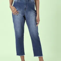 People by Pantaloons Blue Mid Rise Jeans-image-67