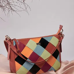 Berrylush Textured Structured Sling Bag-picture-34