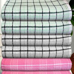 Athom Living Black & Green 5 Striped Cotton 210 GSM Bath Towel-picture-42
