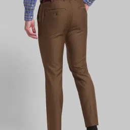 Raymond Brown Slim Fit Trousers image 2