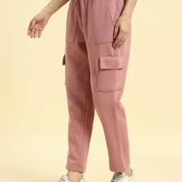 Cantabil Pink Solid Trackpants image 4