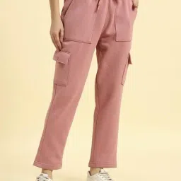 Cantabil Pink Solid Trackpants image 3
