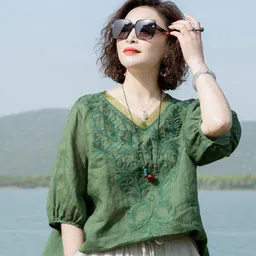 DressBerry Women Floral Print Blouson Top-picture-2