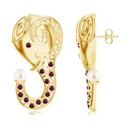 Kicky & Perky Kalaras (Madhubani) 925 Sterling Silver Earrings For Women-image-43