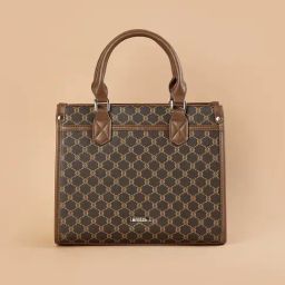 Code by Lifestyle Brown Printed Shoulder Handbag-picture-22