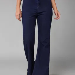 DOLCE CRUDO Women Bootcut High-Rise Stretchable Jeans-image-67