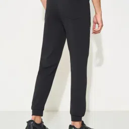 Ajile By Pantaloons Black Regular Fit Printed Sports Joggers image 2