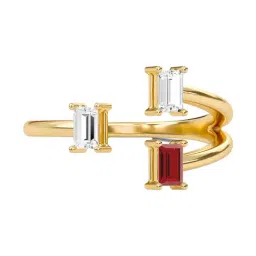 SHINE ETERNAL Lab Grown Diamond 18k (750) Yellow Gold Ring for Women-picture-38