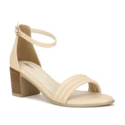 Bata Women's SAFFRONE 23 Beige Ankle Strap Sandals-picture-12