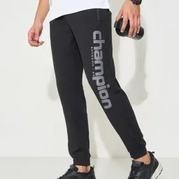 Ajile By Pantaloons Black Regular Fit Printed Sports Joggers image 4