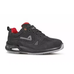 AIMONT ARGON IA202 Mens Black Grey Red AluminiumToe Capped Safety Trainers UK 13 EU 48, ARGON IA202 48-image-0