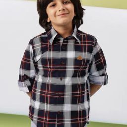 StyloBug Boys Black Cotton Printed Shirts-picture-16