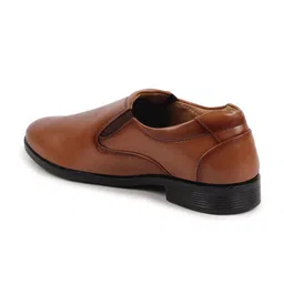 FAUSTO Men Round Toe Formal Slip-On Shoes image 3