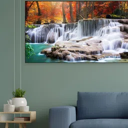 nestroots White & Red 1 Piece Canvas Other Wall Paintings-image-87