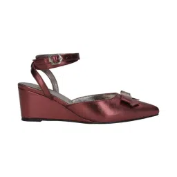 BAGATT Kezia Bordo Womens Ankle Strap Heels image 3