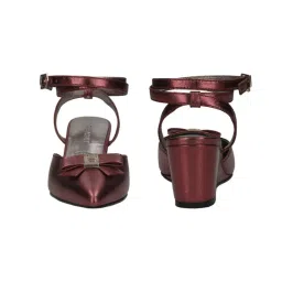 BAGATT Kezia Bordo Womens Ankle Strap Heels image 5