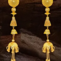 Raj And Deb Gold-Plated Brass Earrings-picture-19
