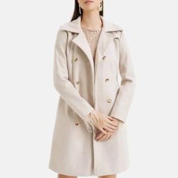 Kazo Beige Wool Overcoat-picture-25