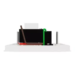 schneider electric Schneider Shaver Socket Horizontal Miluz ZeTa White 3 Module, MZSHVRSO3M_WH image 3