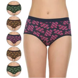 Bodycare Printed Cotton Briefs In Assorted Colors (Pack Of 6)-picture-16