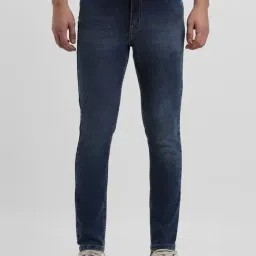 Forever 21 Navy Cotton Regular Fit Jeans-picture-12