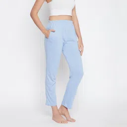 Clovia Rayon Basic Pyjama-Assorted Color - Multi-Color image 3