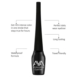 AYA Waterproof Eyeliner + Jet Black Kohl Kajal image 4