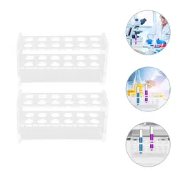 2pcs Test Tube Rack Test Tube Organizer Test Tube Holder Laboratory Test Tube Container Test Tube Display Rack Test Tube Bottle Holder Centrifuge Tube Holder Tube Racks image 3